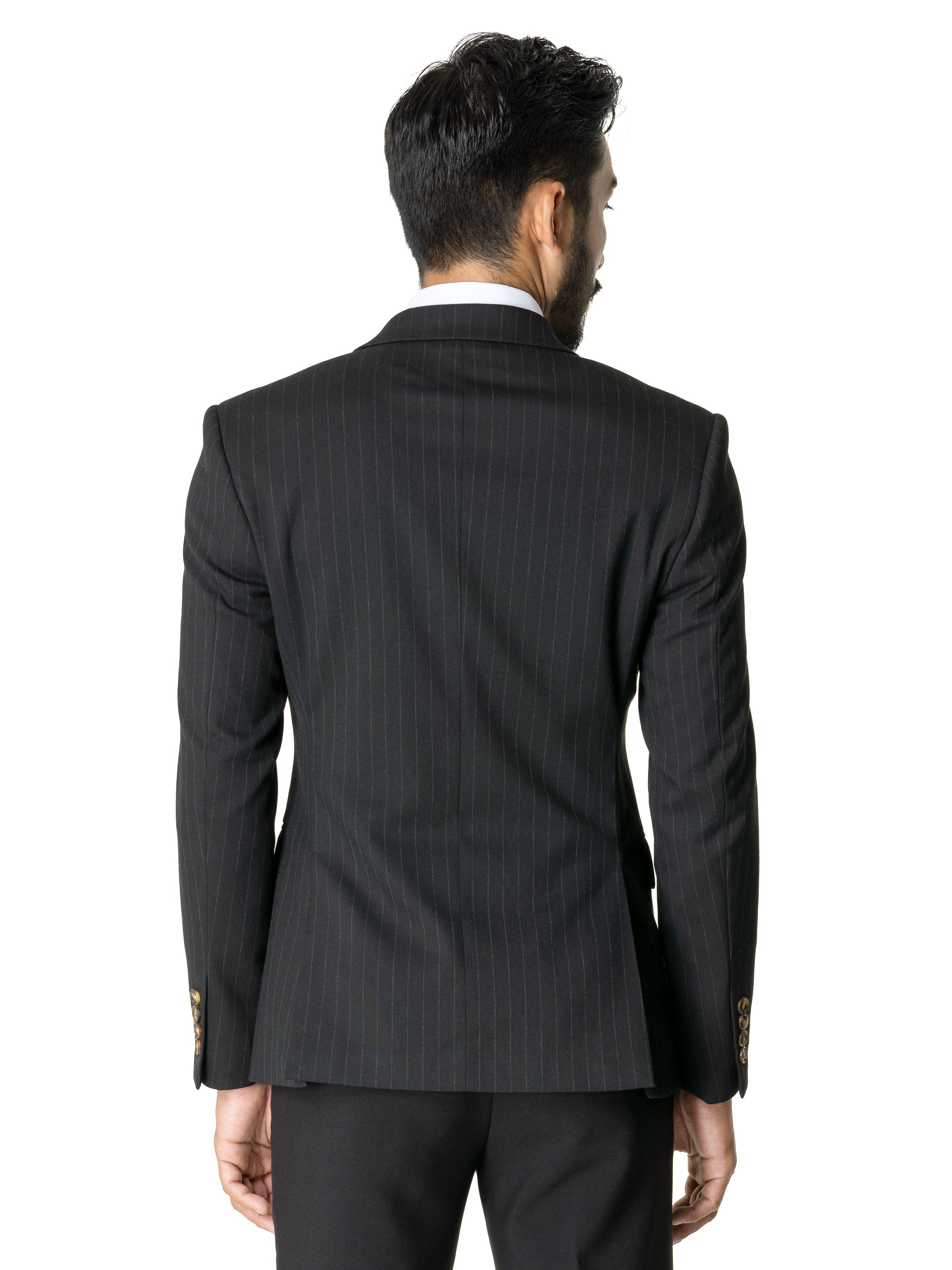 Double-Breasted-Suit-Blazer-Black-Stripes_02 - Zeve
