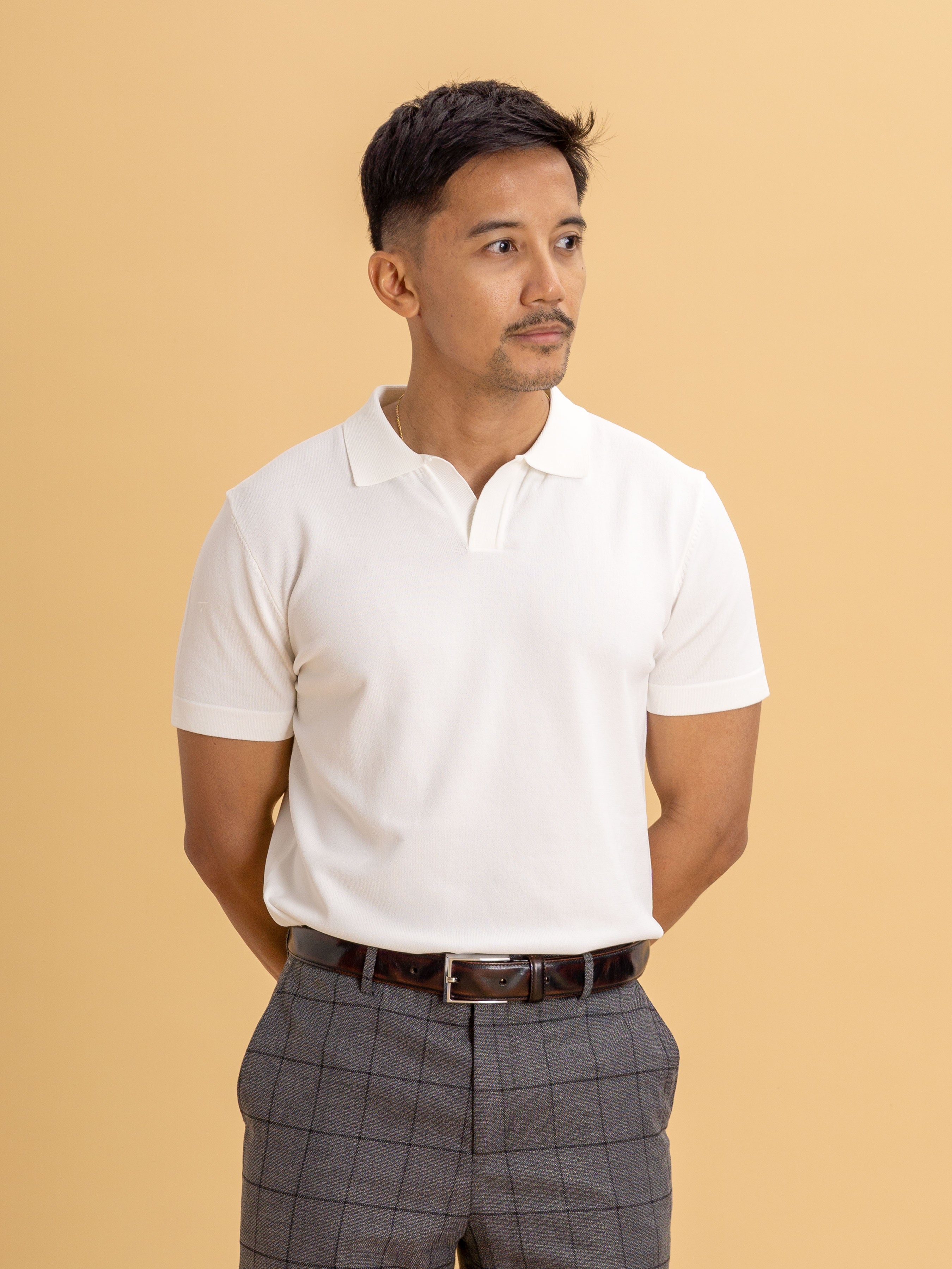 KnitPoloTeeOpenCollarZeve-02 - Zeve