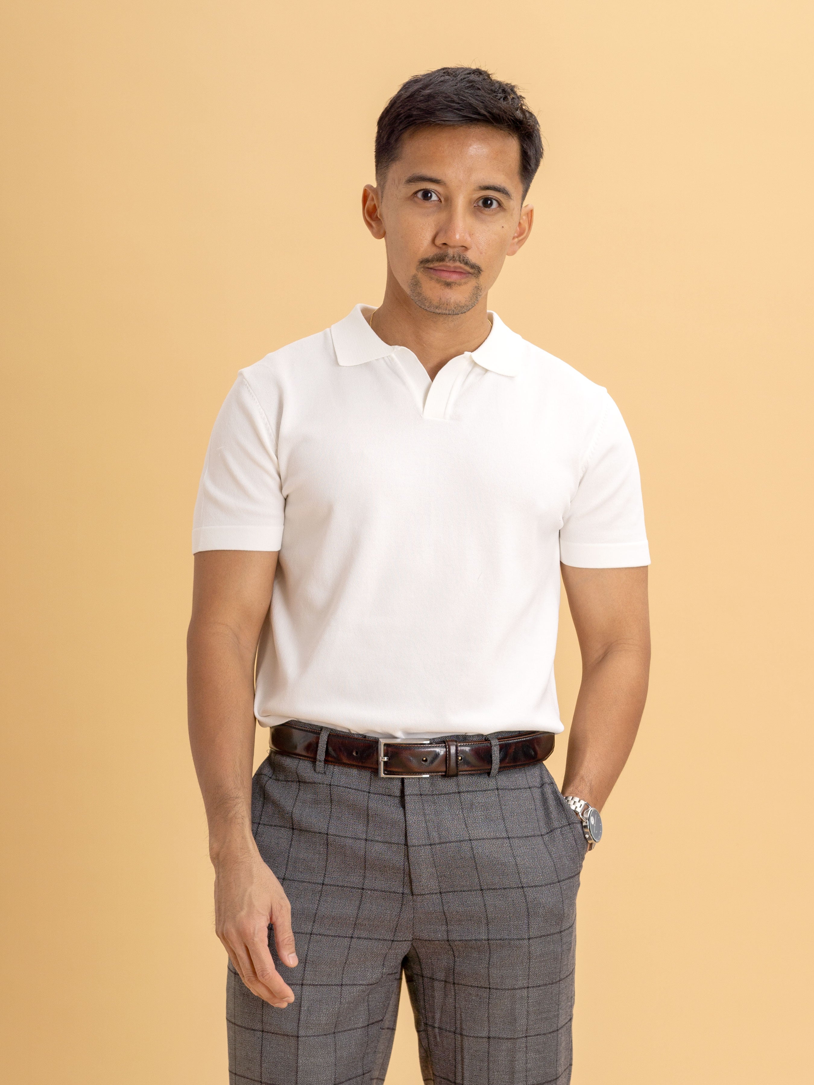 KnitPoloTeeOpenCollarZeve-03 - Zeve