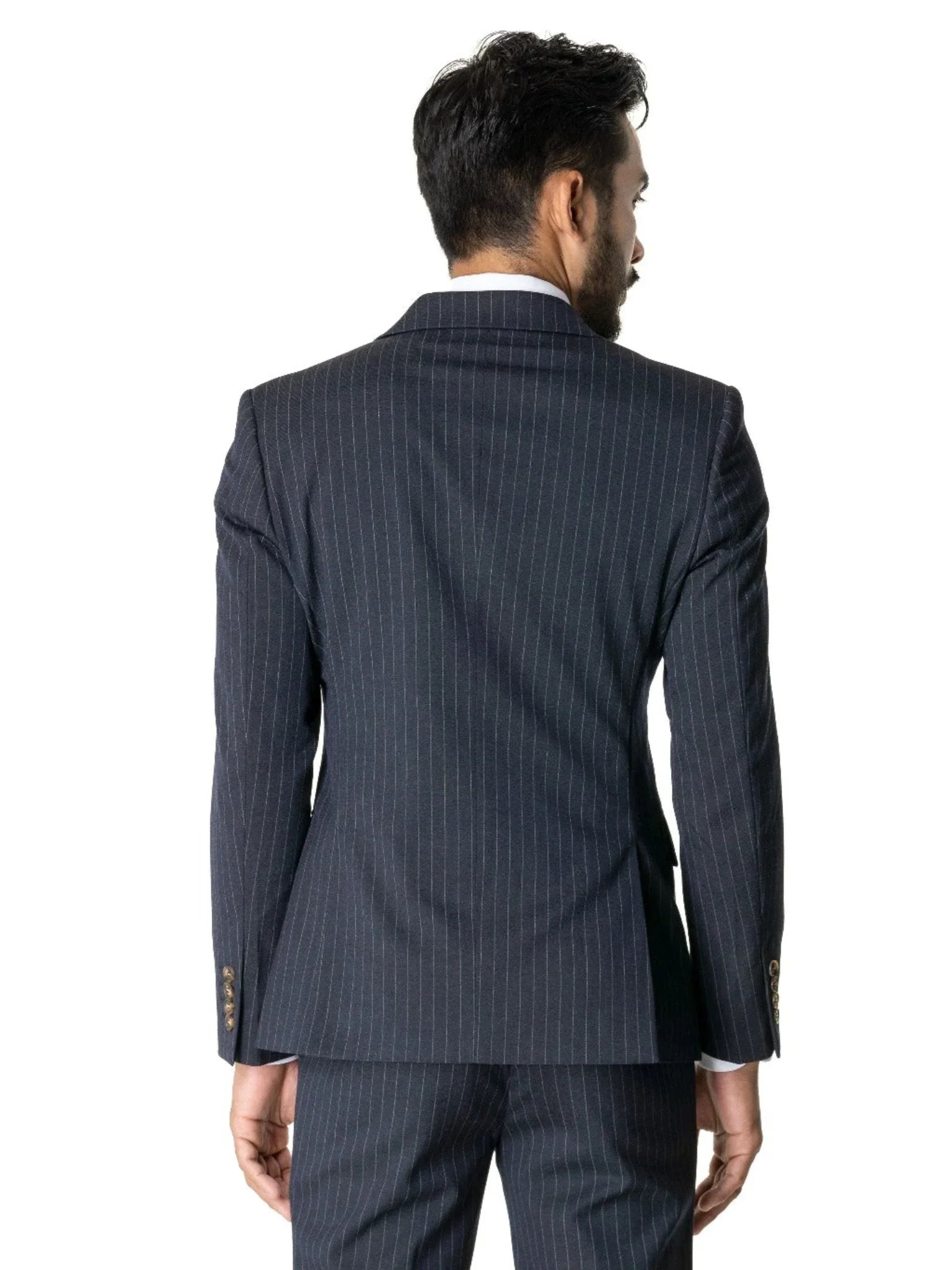 Single-Breasted-Suit-Blazer-Dark-Blue-Stripes_02 - Zeve
