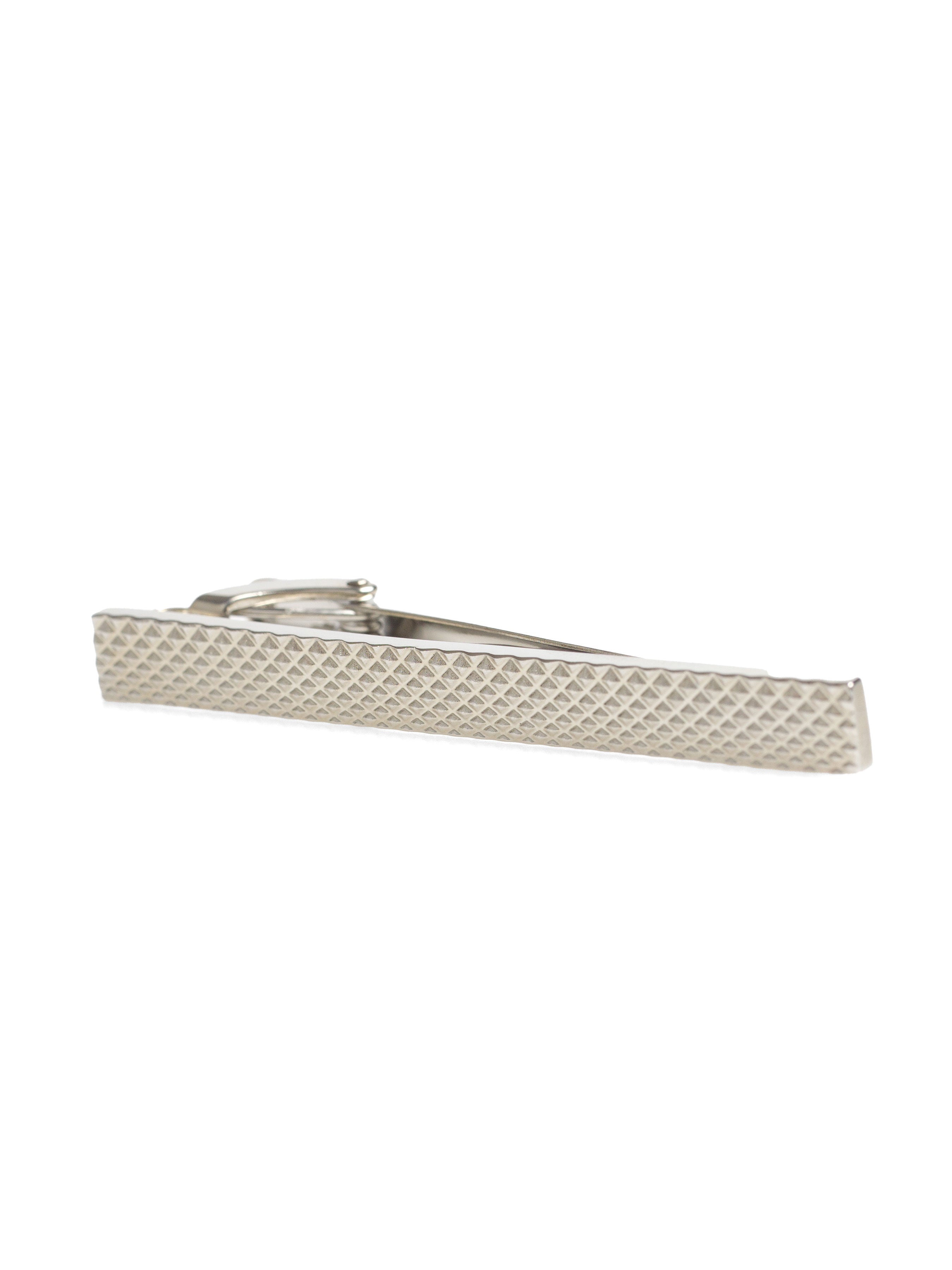 Tie Clip - Trigon Silver - Zeve Shoes