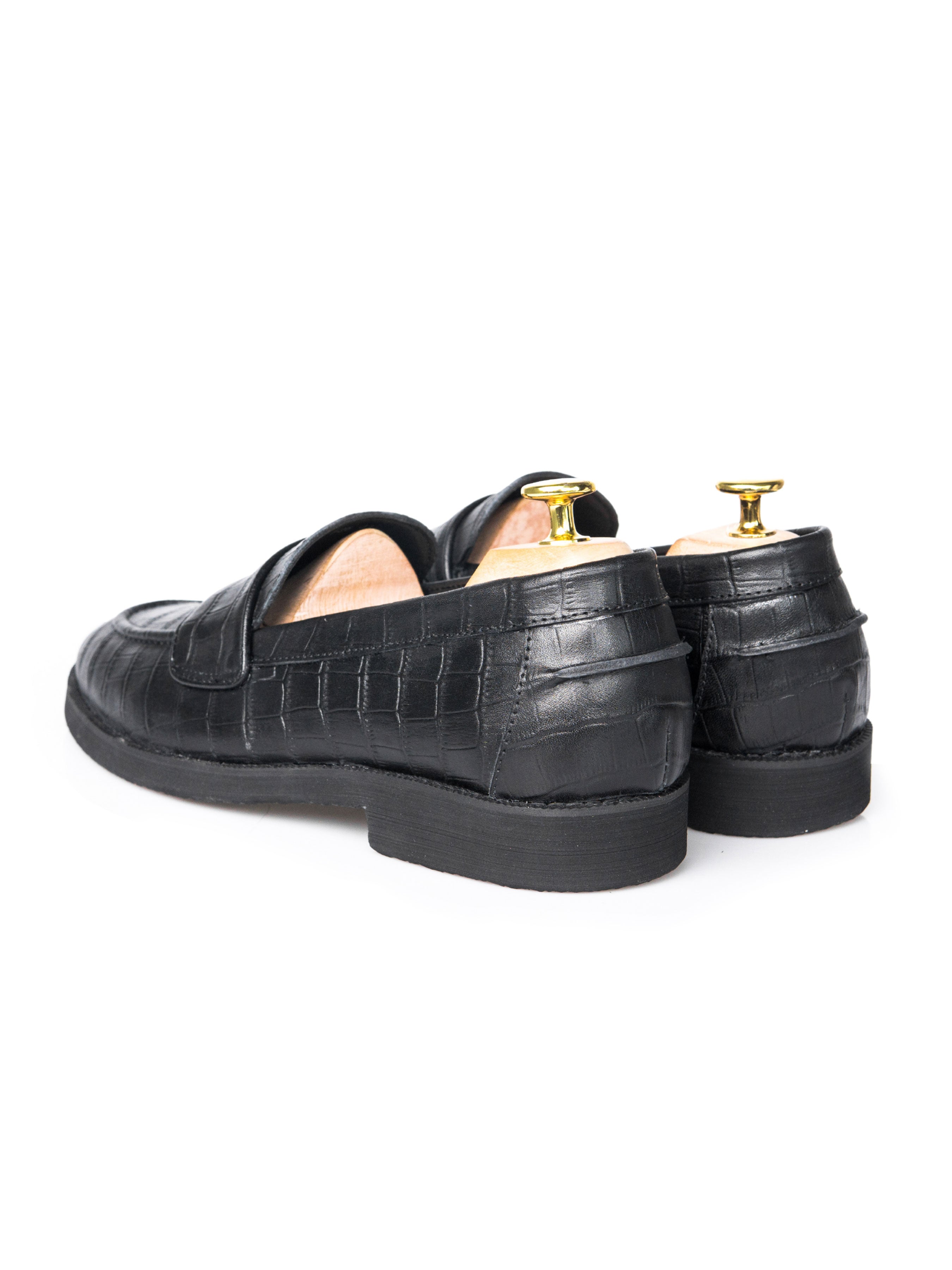 no3-WAYNE-PENNY-BLACK-CROCO-_CREPE-SOLE_-zeve-kuala-lumpur-men-shoes - Zeve