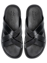 AlunSandalSolidBlackTop - Zeve