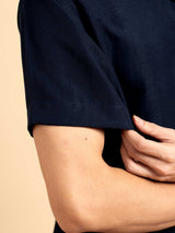 Arden Shirt - Navy Blue