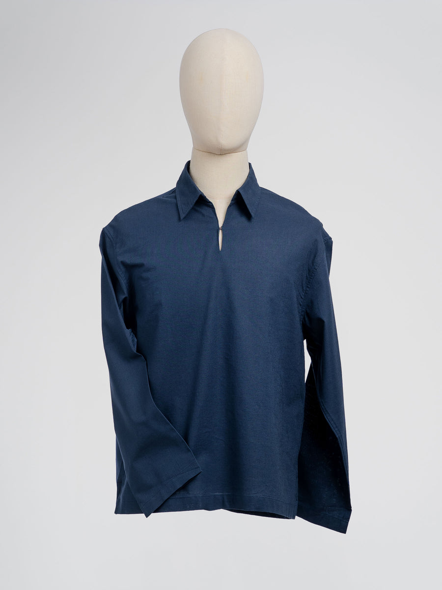ArisLinenShirtBlue1 - Zeve