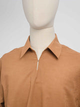 ArisLinenShirtCappuccino2 - Zeve