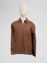 ArisLinenShirtCoffee1 - Zeve