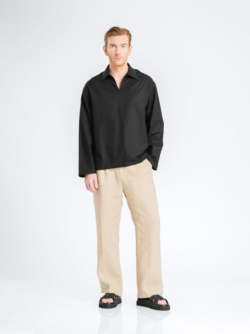 ArisShirtBlack_VareuseCollar_1_1e770c40-a78a-44ef-9312-59015c2a5265 - Zeve