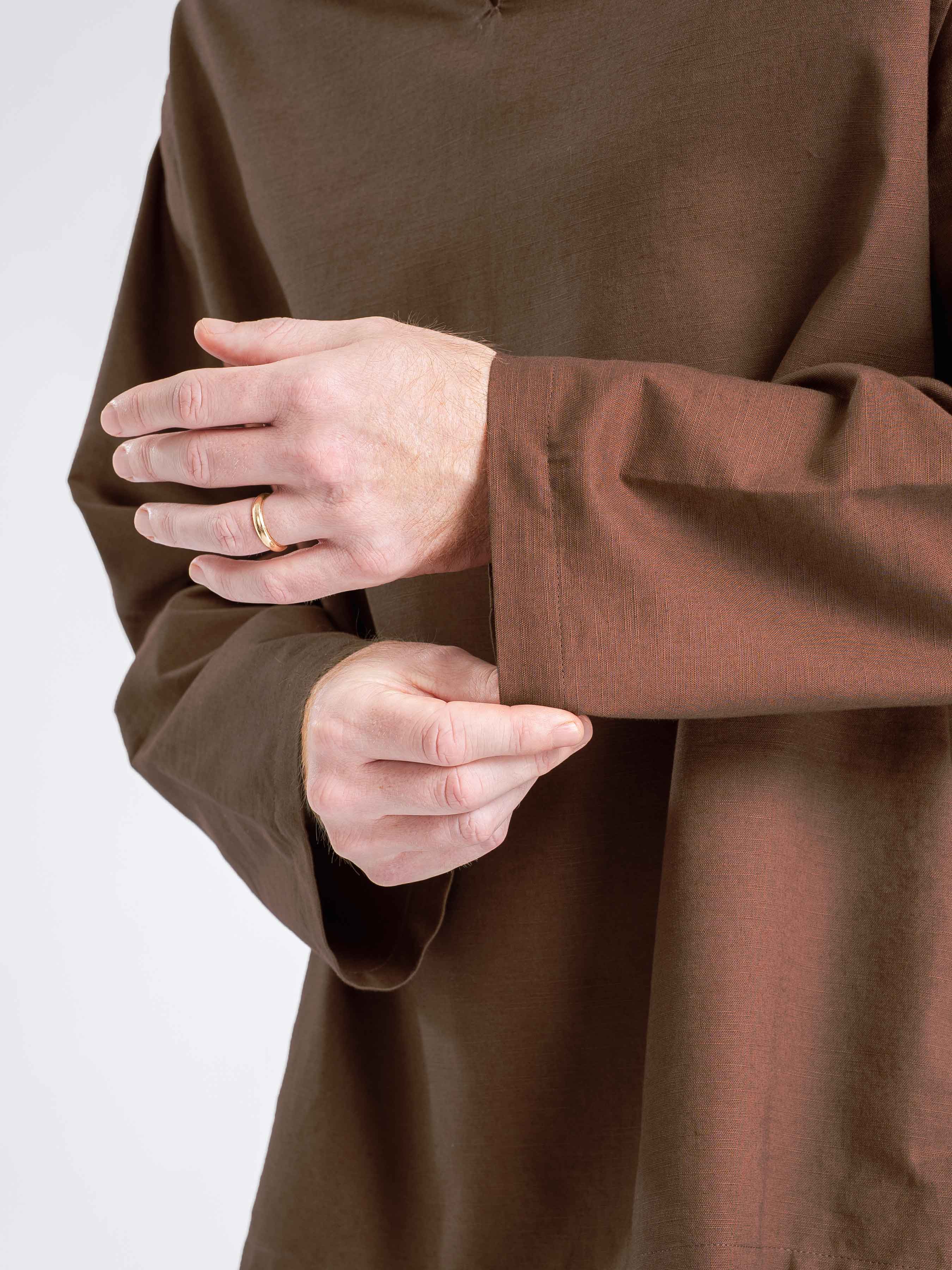 Aris Linen Shirt - Coffee