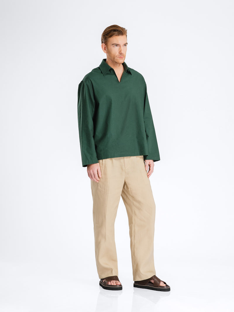 ArisShirtGreen_VareuseCollar_2_31554887-3748-402e-a738-f6c1c077f734 - Zeve