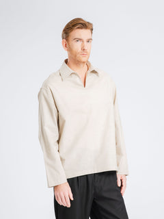 ArisShirtOat_VareuseCollar_5_e22d2f5b-bc8e-4610-94ad-5f17433588e1 - Zeve