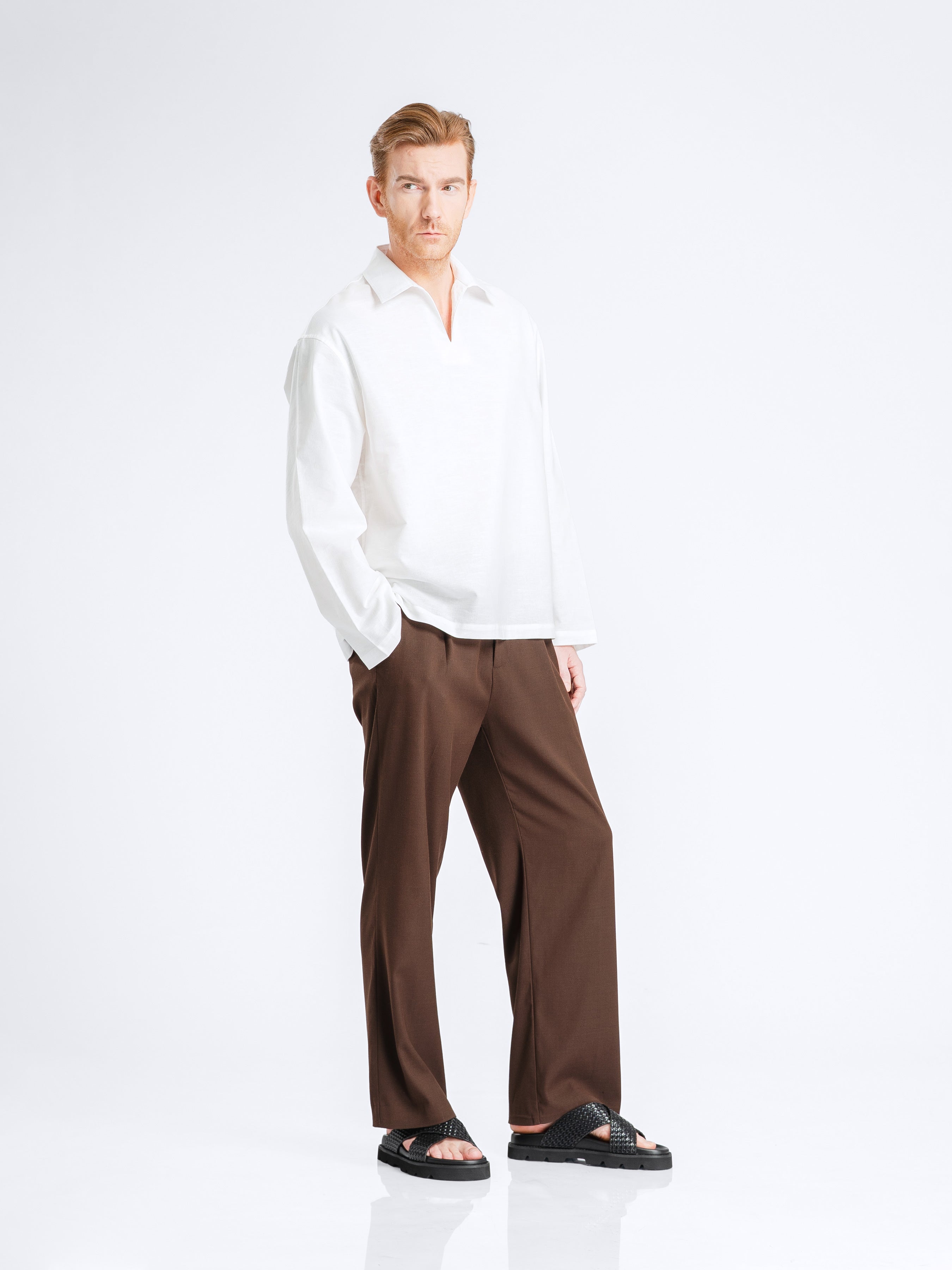 Aris Linen Shirt - White
