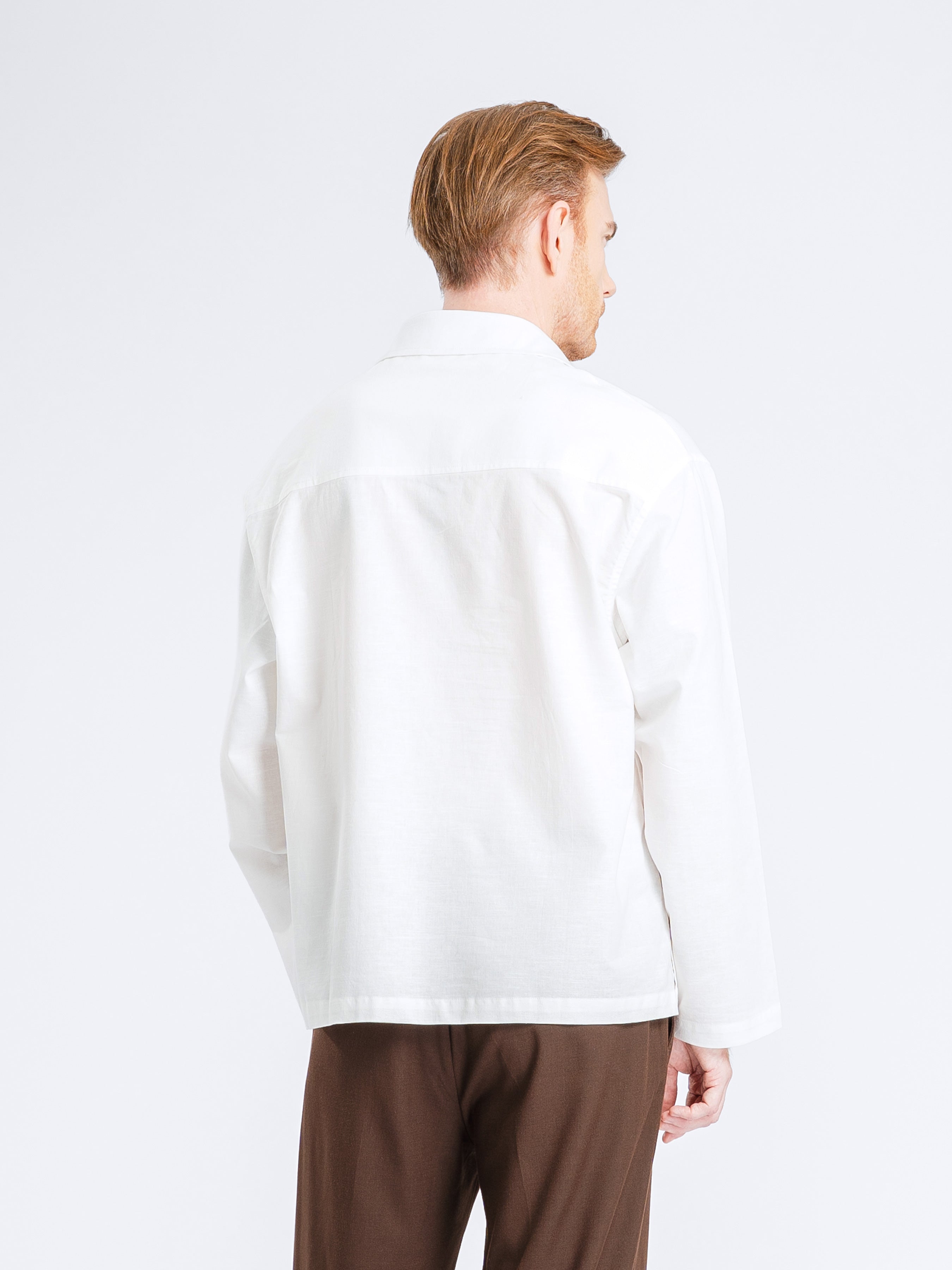 Aris Linen Shirt - White