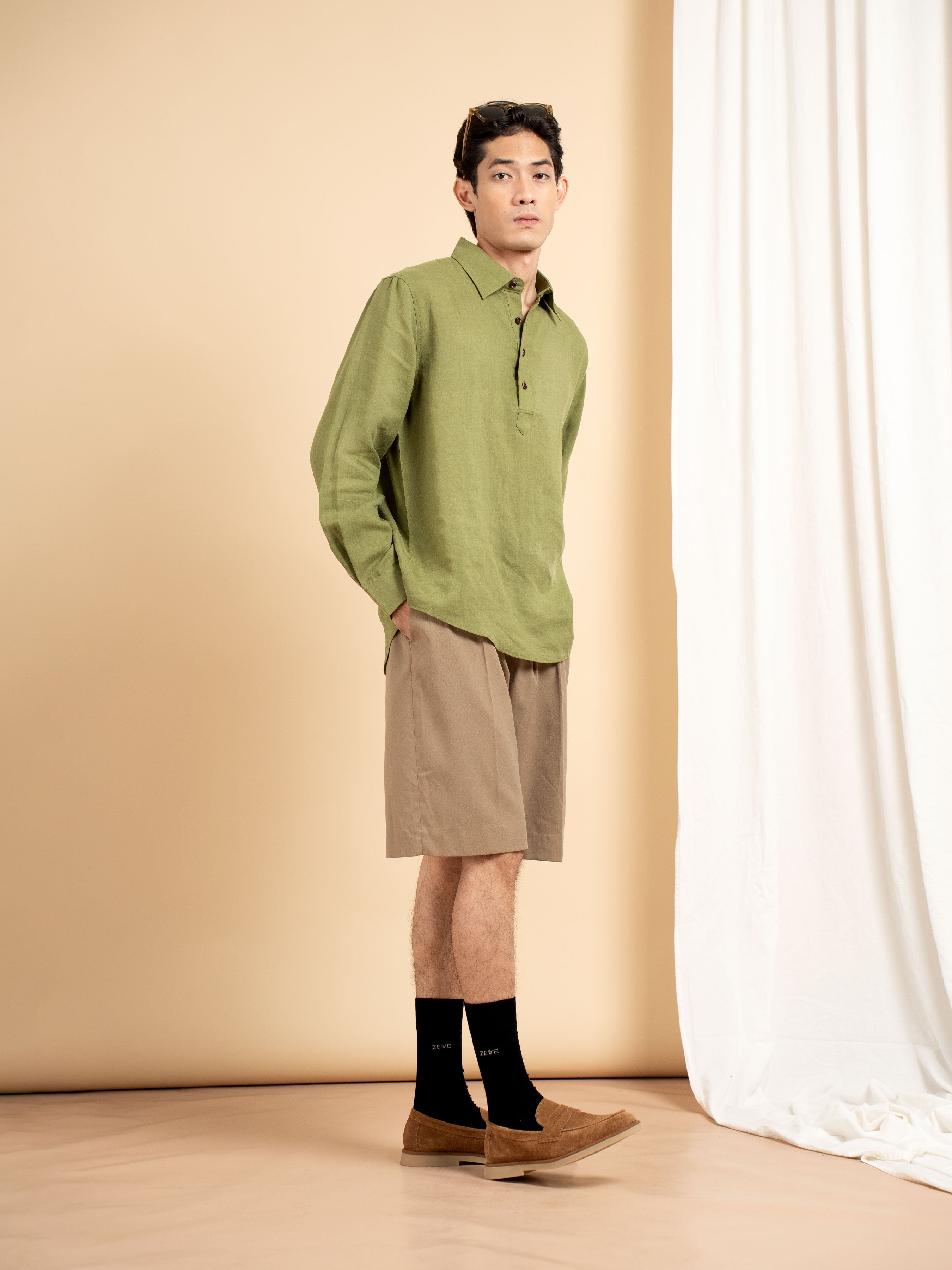 Armand Shirt - Olive Green
