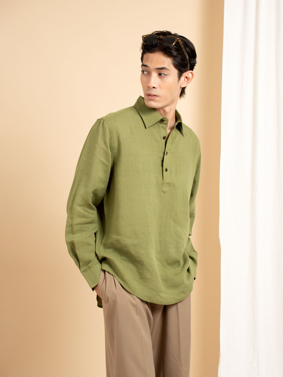 Armand Shirt - Olive Green