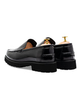 Aurelian Loafer - Black Polish Leather (EVA COMBAT)