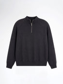 Auren Knit - Black Quater-Zip