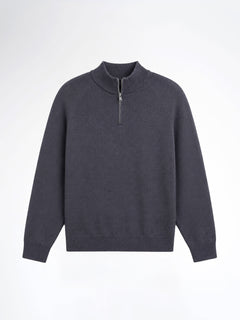 Auren Knit - Dark Grey Quater-Zip