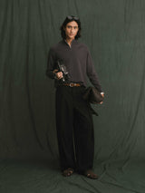 Auren Knit - Dark Grey Quater-Zip
