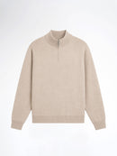 Auren Knit - Sand Quater-Zip