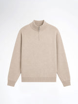 Auren Knit - Sand Quater-Zip