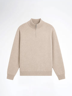 Auren Knit - Sand Quater-Zip