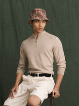 Auren Knit - Sand Quater-Zip