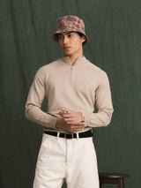 Auren Knit - Sand Quater-Zip