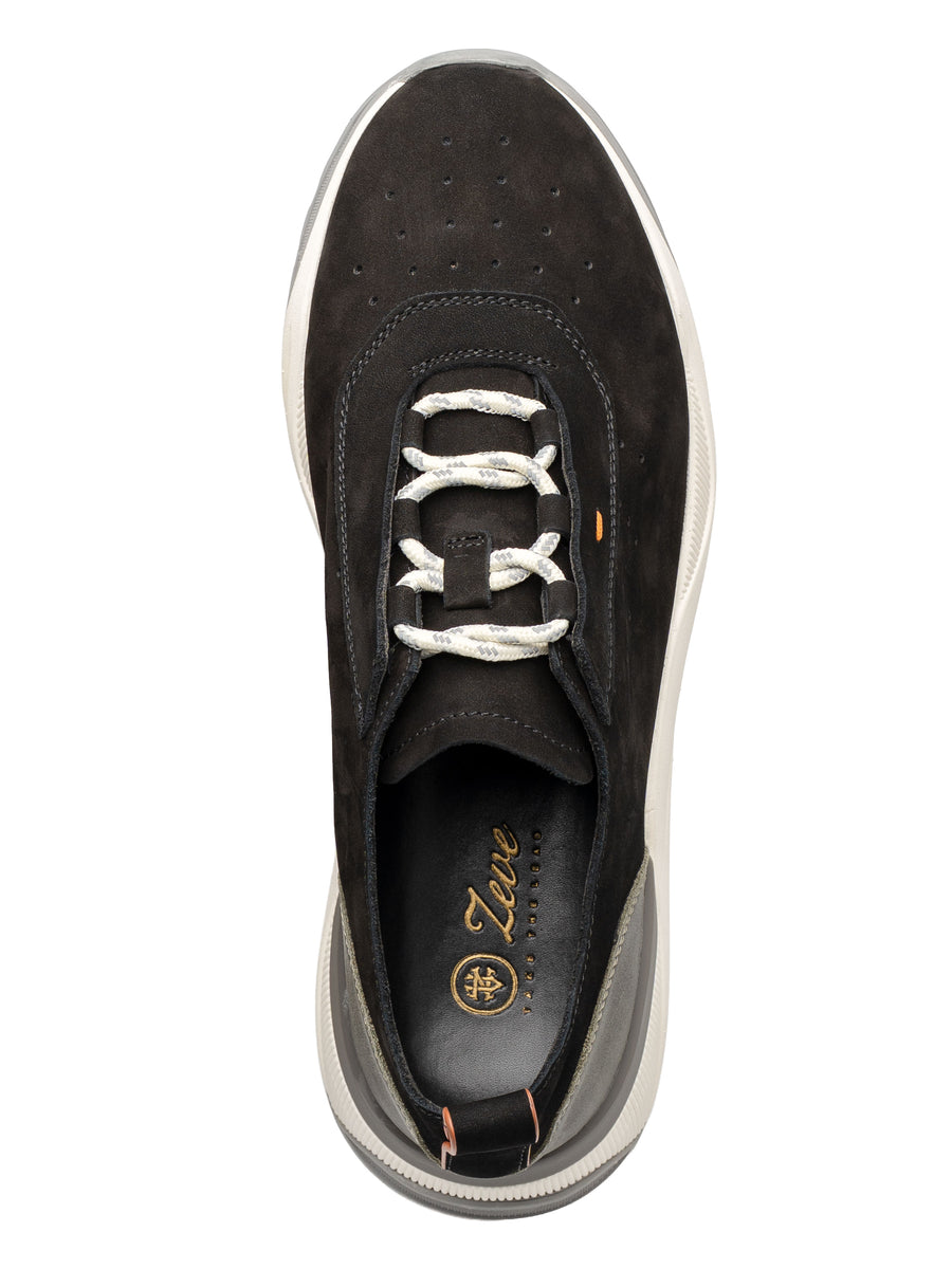 Axten Sneakers - Black Nubuck Leather