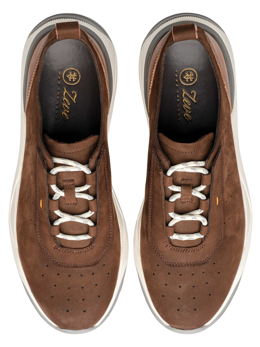 Axten Sneakers  - Coffee Nubuck Leather