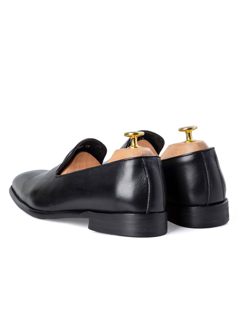 Back-Blake-Loafer-Slipper-Black - Zeve