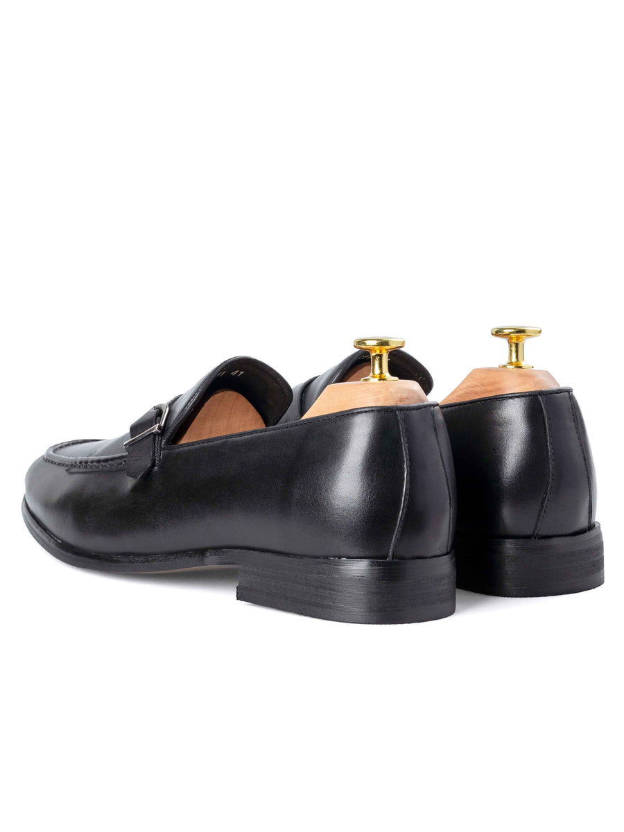 Back-Leo-Duo-Strap-Loafer-Black-HPP - Zeve