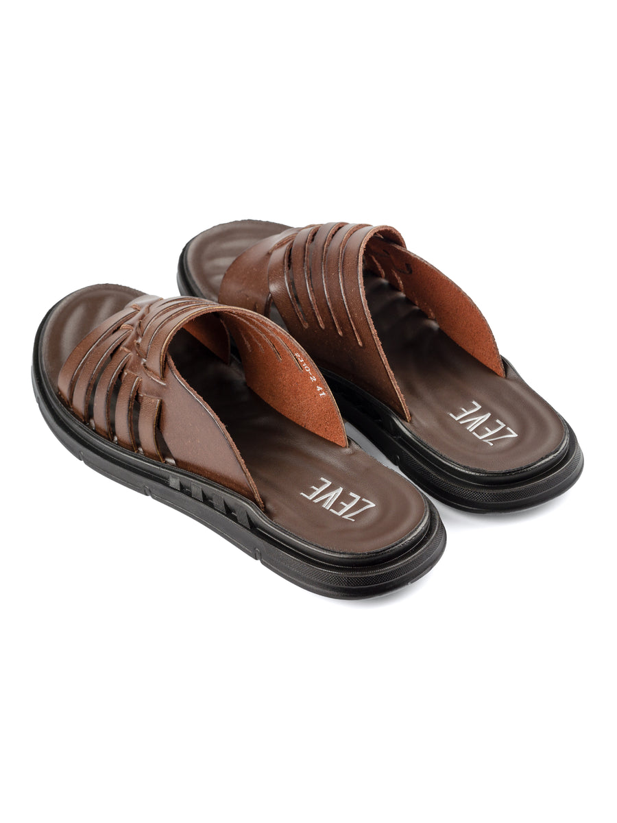 Back-NicoSandal-Coffee - Zeve