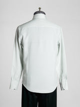 Back-Seersucker-Striped-Shirt-SageGreen - Zeve