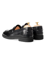 Back-Solid-Black-Wayne-Penny-Loafer-_Crepe-Sole - Zeve