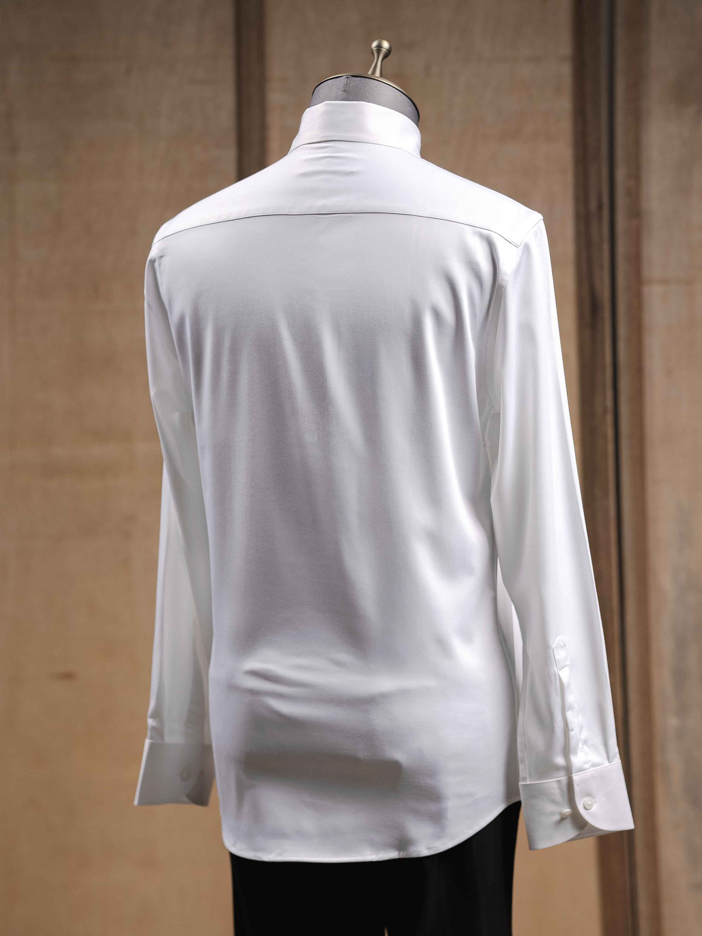 Formal Shirt - White Pinned-Collar