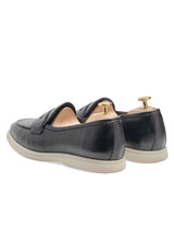 BackPietroBelgianLoaferBlackPebbleGrainLeather_SoflexSole - Zeve