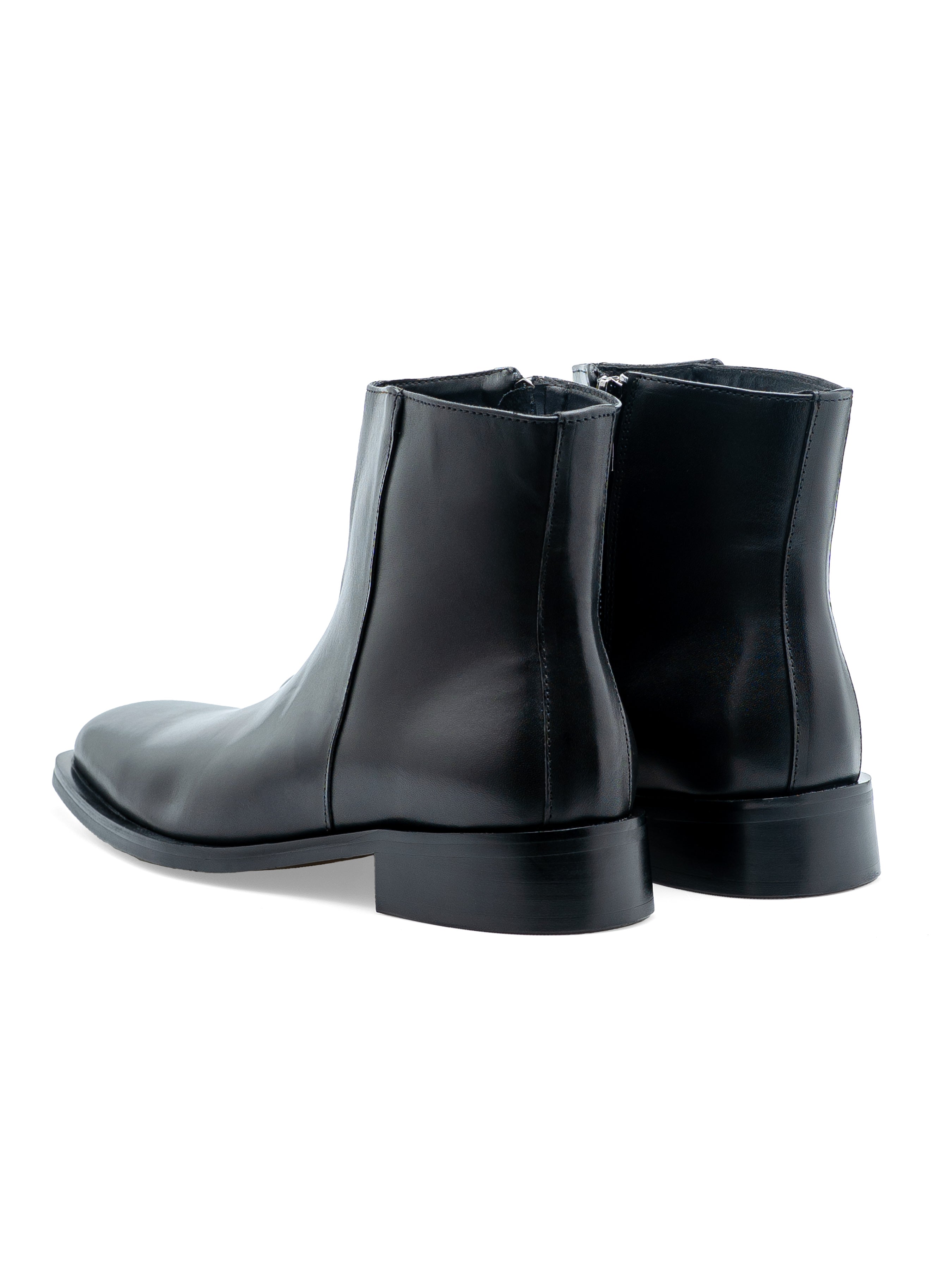 Velasco Zip Boots - Solid Black