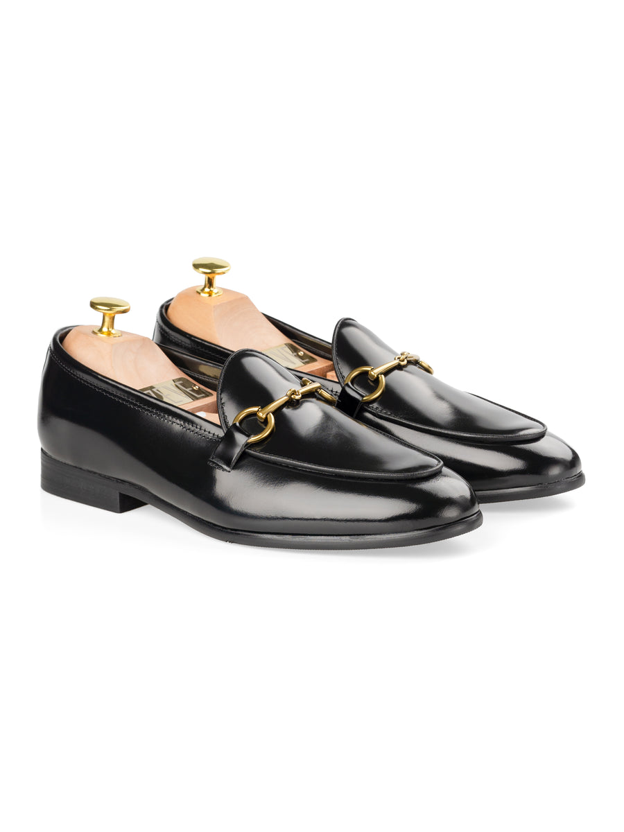 Belgian-Loafer-Horsebit-Buckle-Black-Patent-_Gold-Buckle__02 - Zeve