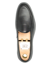 BelgianLoaferSolidBlackLeatherSingle - Zeve