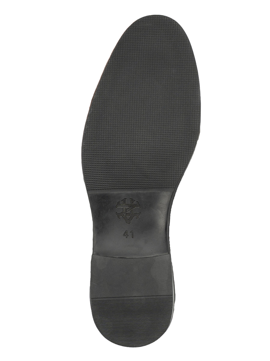 BelgianTasselBlackSuedeLeatherOutSole - Zeve