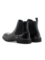 BraxonChelseaBootsSolidBlack_BravaSole_Back - Zeve