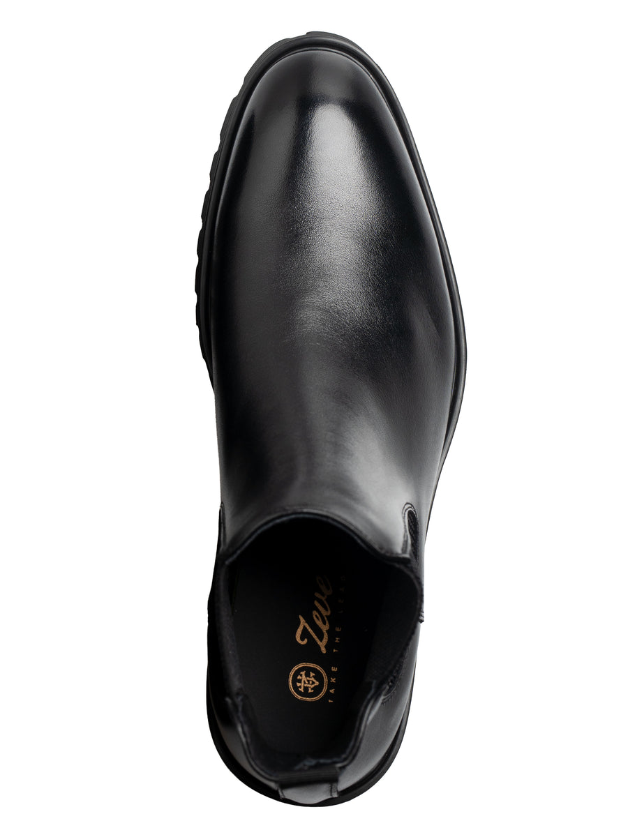 BraxonChelseaBootsSolidBlack_BravaSole_Single - Zeve
