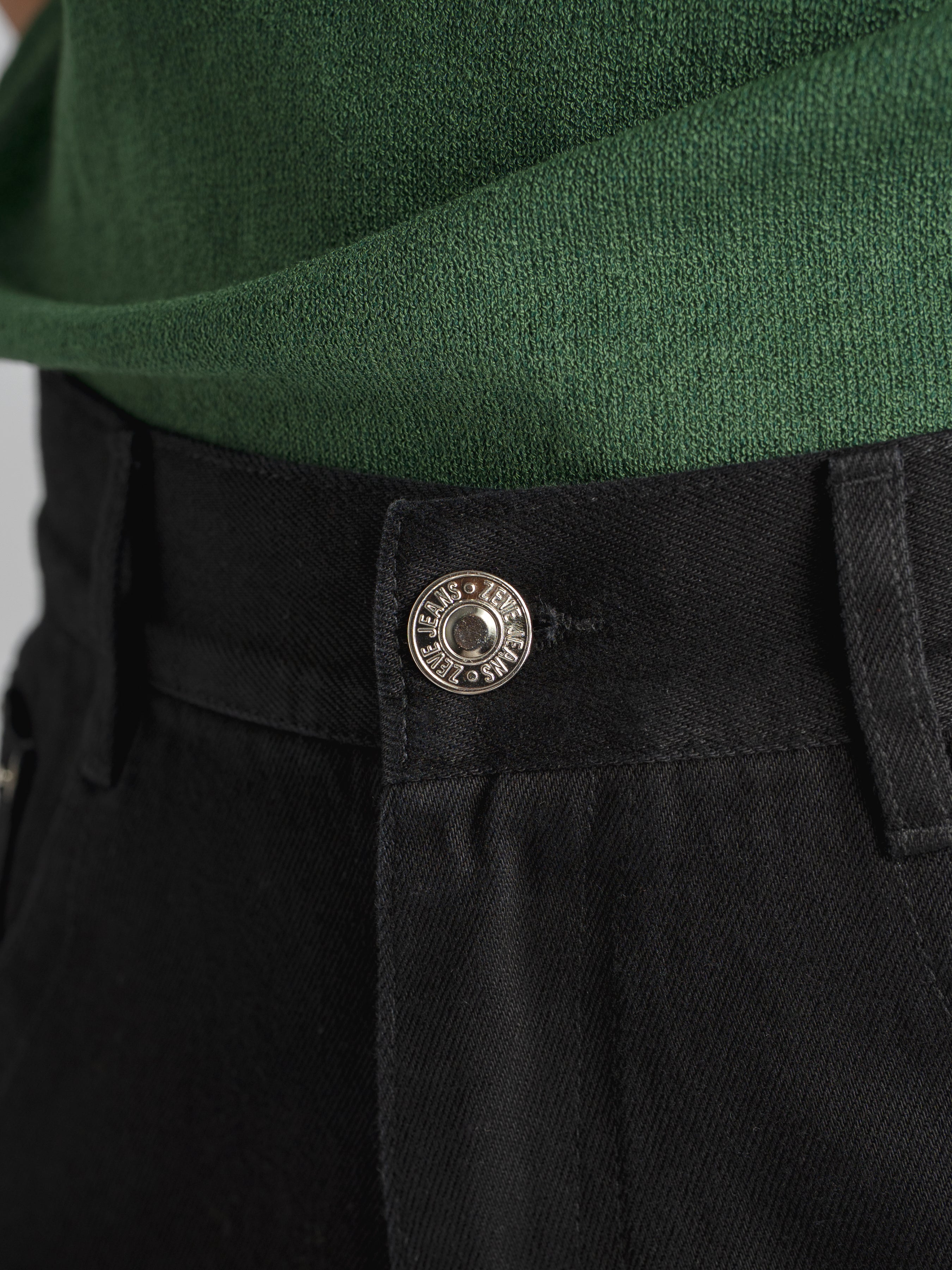 Palermo High Waisted Jeans - Black (Wide Fit)