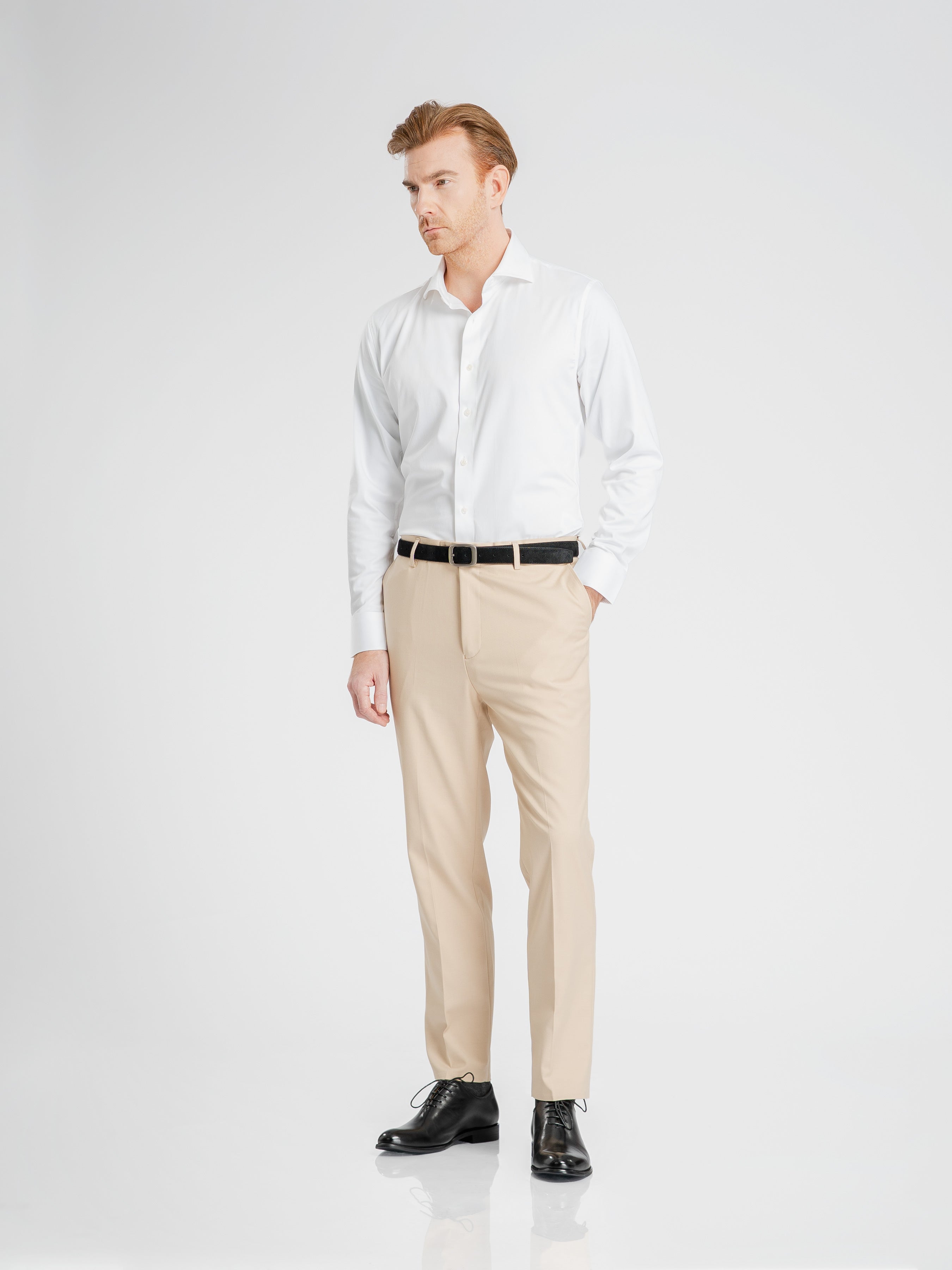 Capri Formal Shirt - White Windsor Collar