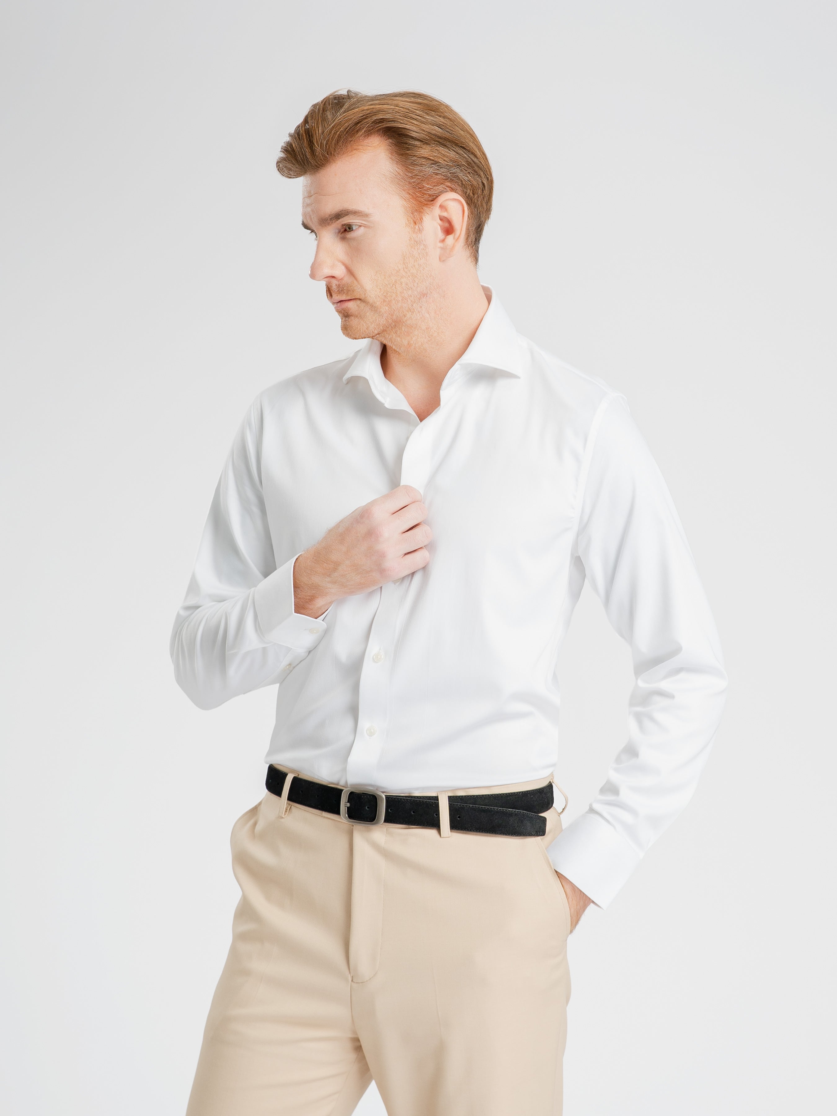 Capri Formal Shirt - White Windsor Collar