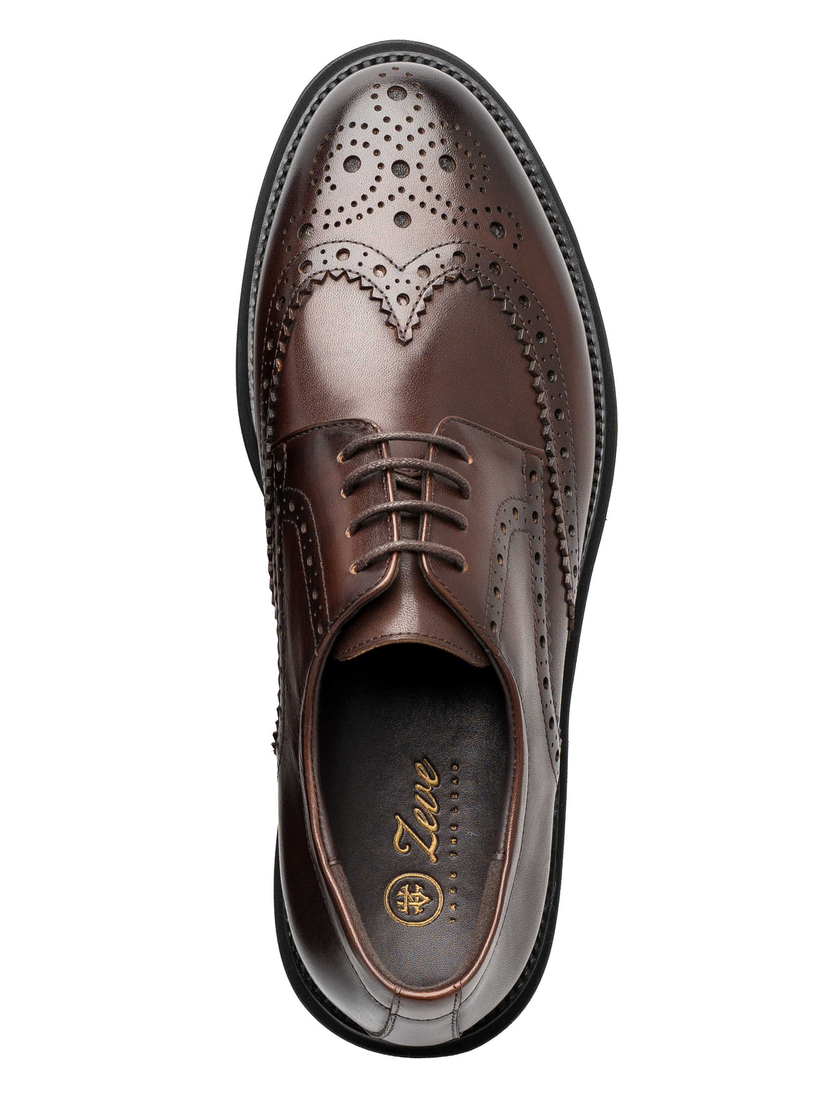 Cavell Brogue Oxford - Coffee Leather