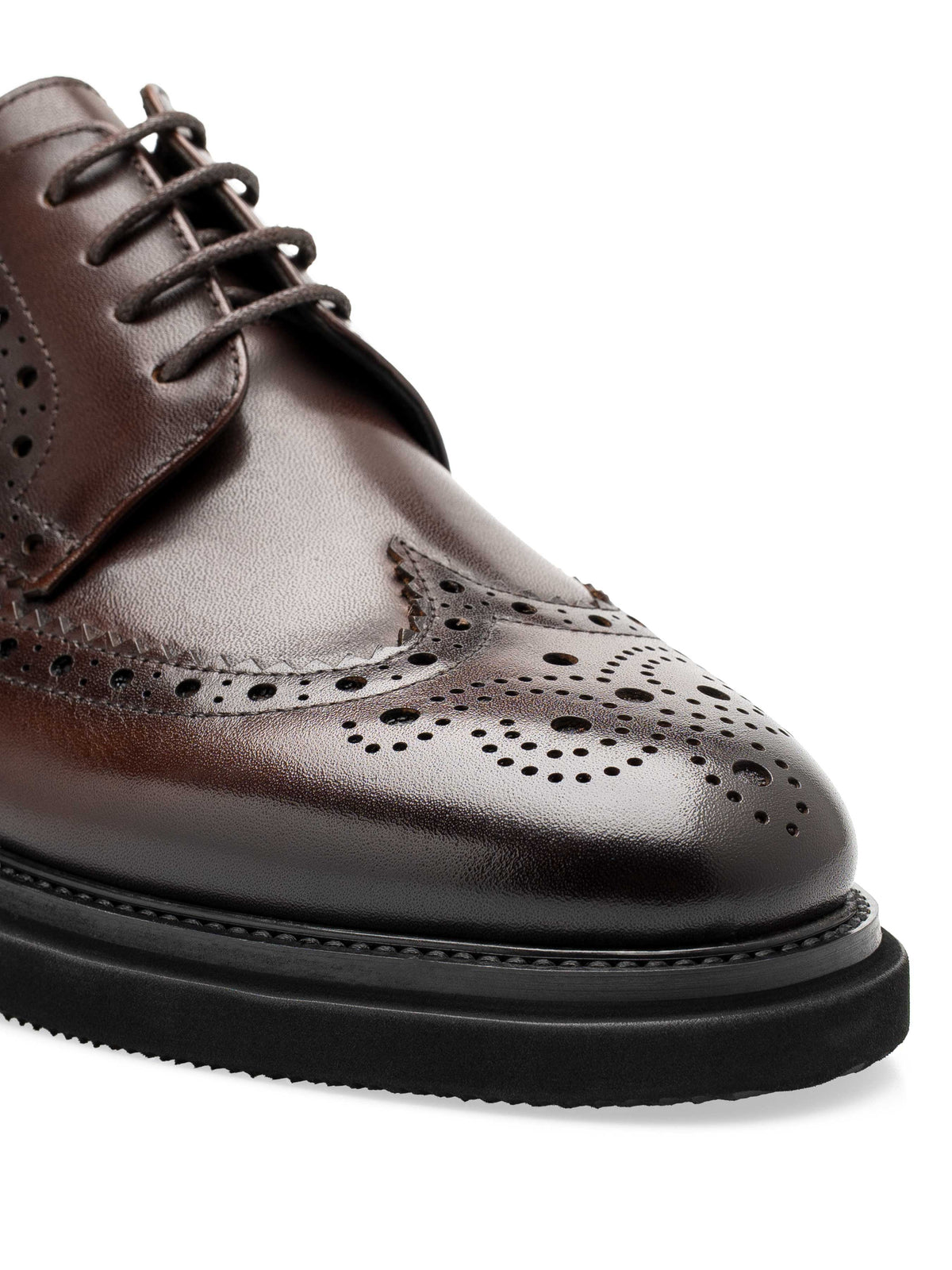 Cavell Brogue Oxford - Coffee Leather
