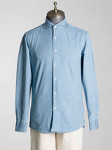 Chambray-Shirt-Light-Blue-Windsor-Collar-Front_be08c542-22cf-47b0-8116-18cbdbd1c1be - Zeve
