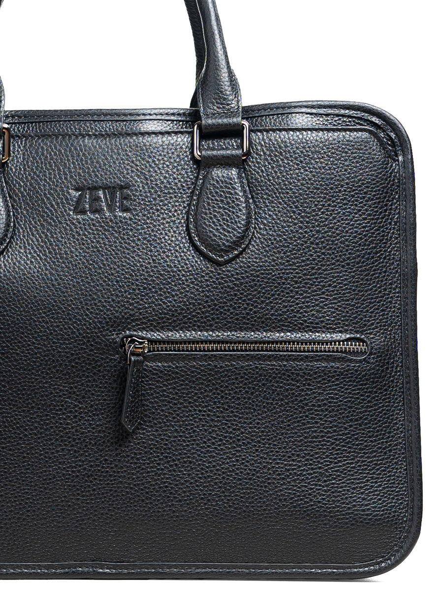 CloseupBellunoBriefcaseBlackPebbleLeather_7d612152-d3cf-4eef-9560-d1dcdc7b9e23 - Zeve